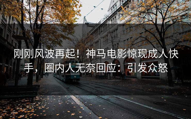 刚刚风波再起！神马电影惊现成人快手，圈内人无奈回应：引发众怒